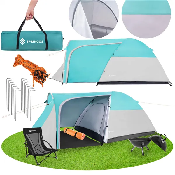 Camping tent Springos PT029 345 X 185 X 125 CM