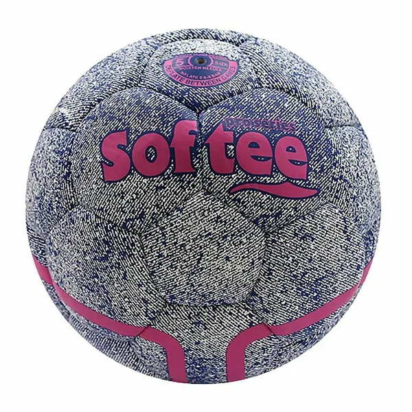 Futbola bumba DENIM Softee 80663 Rozā Sintētisks (5)