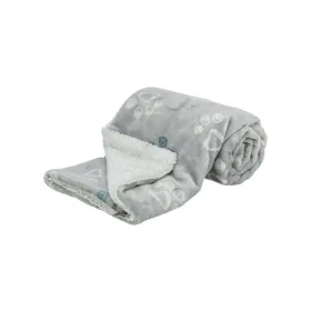 Pet blanket Trixie Jimmy Soft Light grey Polyester Plush 150 × 100 CM