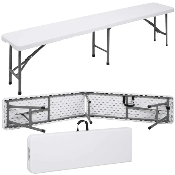 Folding catering bench Springos GF0094 180 x 30 x 43 cm