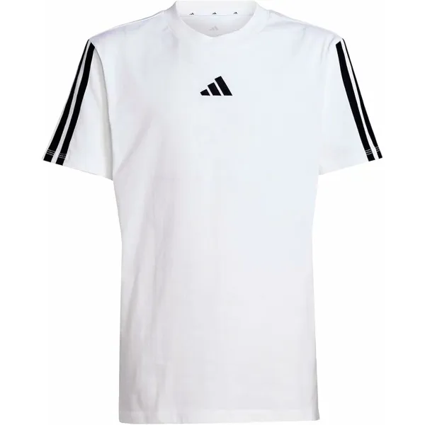 Child's Short Sleeve T-Shirt Adidas J 3S TEE 160 JD6488 White (10 Years)