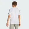 Child's Short Sleeve T-Shirt Adidas J 3S TEE 160 JD6488 White (10 Years)