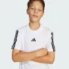 Child's Short Sleeve T-Shirt Adidas J 3S TEE 160 JD6488 White (10 Years)