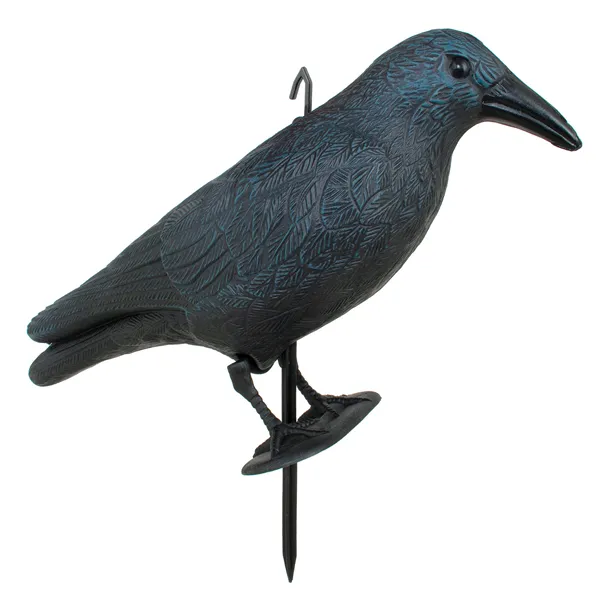 Bird scarer garden raven Springos GA0132 11x39x18.5cm