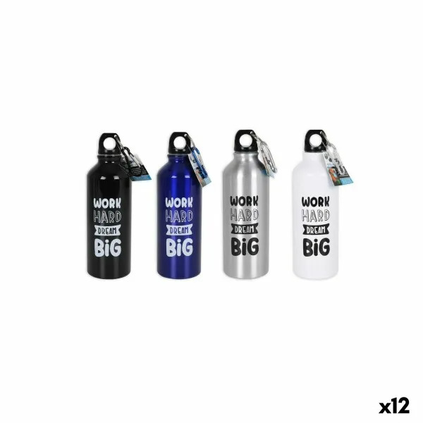 Šiluminį Butelį Bewinner Aliuminis 500 ml 6,5 x 21 cm (12 vnt.)