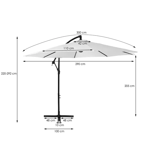 Garden umbrella Springos GU0027 300cm