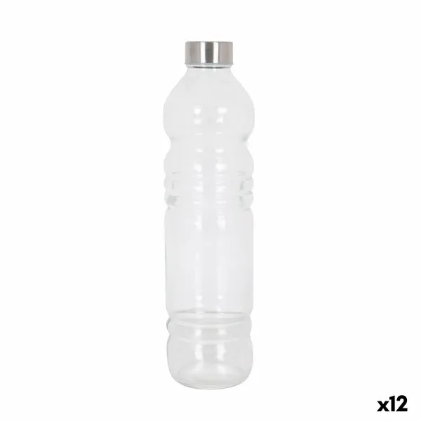 Butelis Anna stiklas 1 L 8 x 8 x 31 cm (12 vnt.)