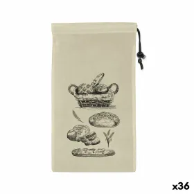Uudelleenkäytettävä ruokapussisetti Quttin Leipä TNT (Non Woven) 2 Kappaletta 25 x 45 cm (36 Osaa)