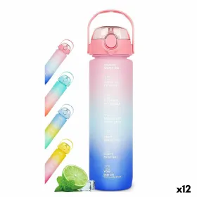 Бутылка с водой Bewinner Разноцветный 800 ml 7,3 x 7,3 x 23,5 (12 штук)