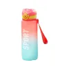 Vandens butelis Bewinner Spalvotas 600 ml 7,4 x 7,4 x 19 cm (12 vnt.)