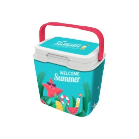 Kannettava Jääkaappi Aquapro Welcome Summer Monivärinen 25 L 38 x 29 x 39 cm (2 osaa)