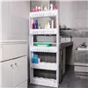 Bathroom mobile shelf on wheels Springos HA1012