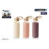 Vandens butelis Bewinner stiklas Silikoninis 400 ml 7 x 7 x 19,8 cm (24 vnt.)
