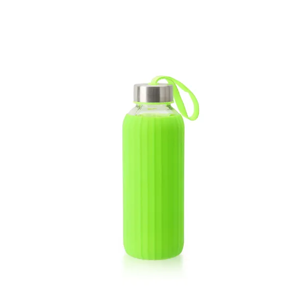 Vandens butelis Bewinner stiklas Silikoninis 400 ml 7 x 7 x 19,8 cm (24 vnt.)