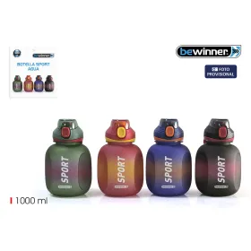 Water bottle Bewinner 1 L 10 x 17 cm (12 Units)