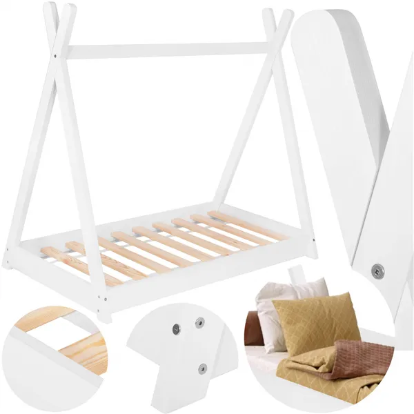 Children's bed  Springos BD005 145x75cm