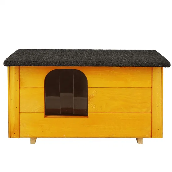 Wooden dog house Springos DH001 YELLOW "size S"