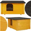 Wooden dog house Springos DH001 YELLOW "size S"