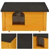 Wooden dog house Springos DH001 YELLOW "size S"