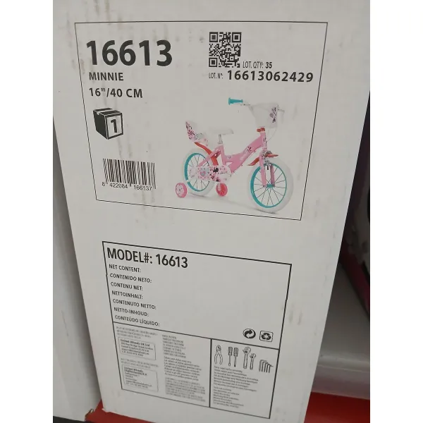 Lasteratas Minnie Mouse 16" 5-8 aastat