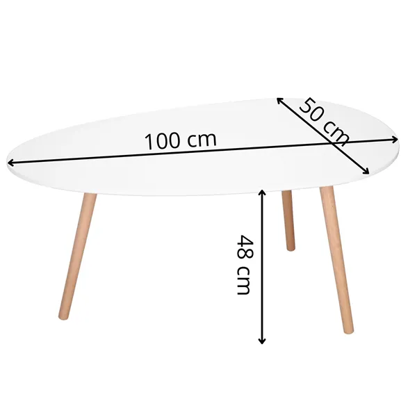 Coffee Table Springos HF0013 100 x 60 x 48 CM