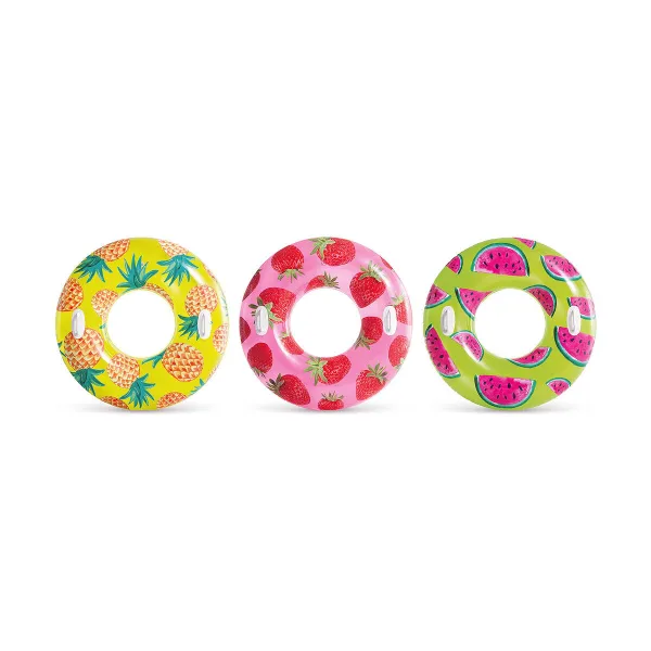 Inflatable Pool Float Intex Fruits PVC Ø 107 cm