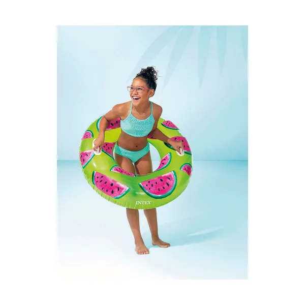 Inflatable Pool Float Intex Fruits PVC Ø 107 cm