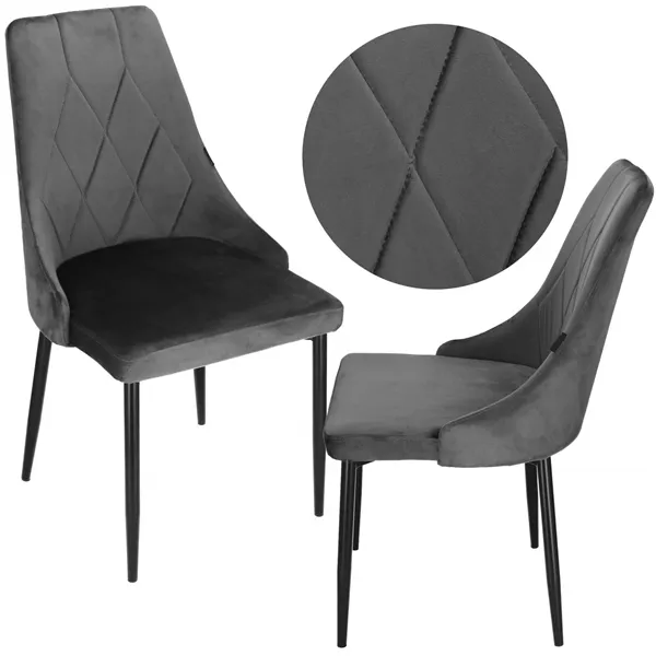 Kėdė Springos HF0031 Pilka | Pirkti internetu — Megaluks