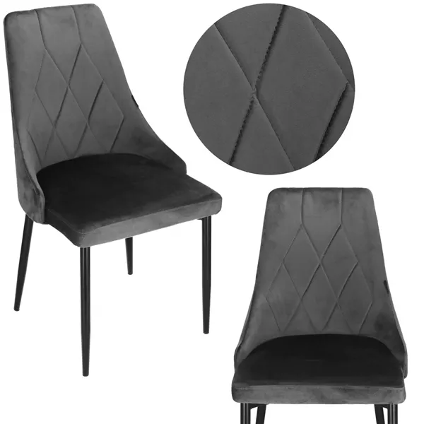 Kėdė Springos HF0031 Pilka | Pirkti internetu — Megaluks