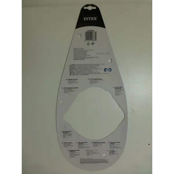 Nardymo akiniai ir vamzdelis vaikams Intex Ryklys