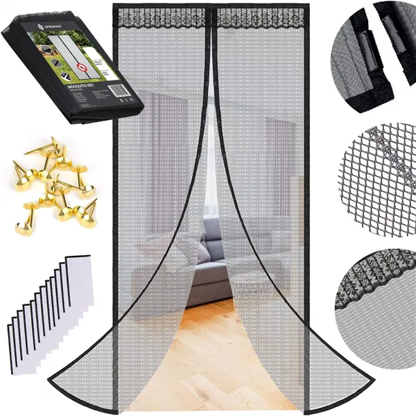 Mosquito net for door, magnetic Springos HA7471 100 x 210 cm