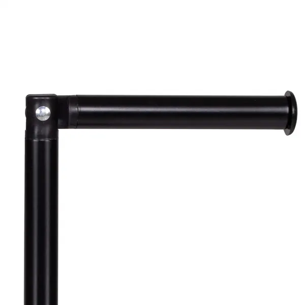 Toilet paper holder,Springos TS0002 metal stand, black