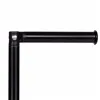 Toilet paper holder,Springos TS0002 metal stand, black