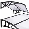 Roof, canopy for entrance Springos HA7475 120x80 cm black