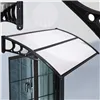 Roof, canopy for entrance Springos HA7475 120x80 cm black