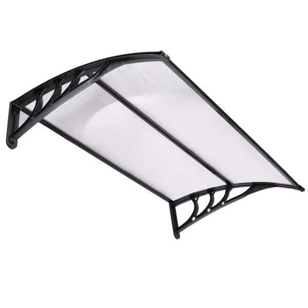 Roof, canopy for entrance Springos HA7475 120x80 cm black