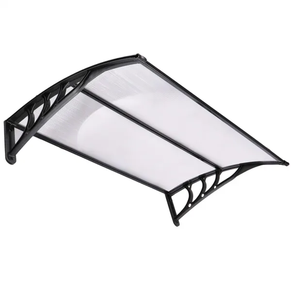 Roof, canopy for entrance Springos HA7475 120x80 cm black