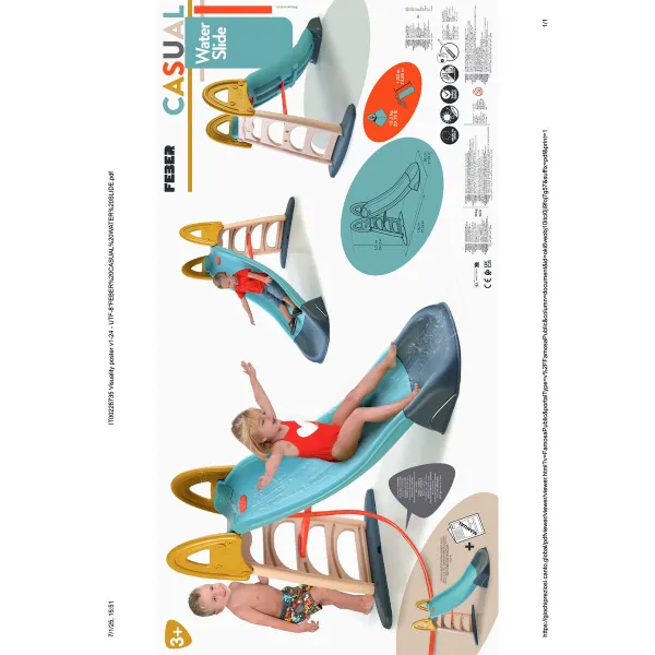 Vee Liurada Feber Mega Slide 192 x 123 x 96 cm