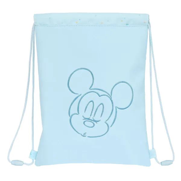 Сумка-рюкзак на веревках Mickey Mouse Clubhouse Светло Синий (26 x 34 x 1 cm)