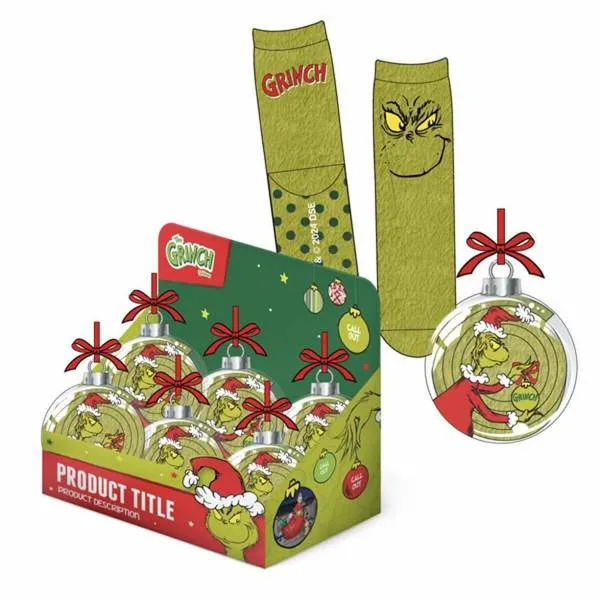 Zeķes The Grinch 38-45