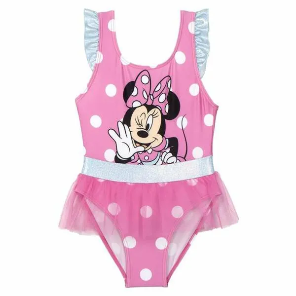 Maudymosi kostiumėlis mergaitėms Minnie Mouse Rožinė