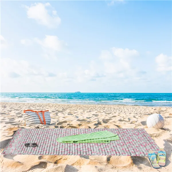 Beach mat with cushion Springos PM0018 180x60 cm