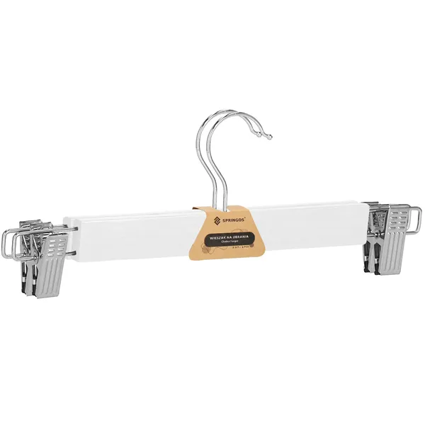 Clothes hanger with buckle Springos HG0056 2 pieces