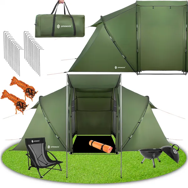 Camping tent Springos PT031 455x230x180cm