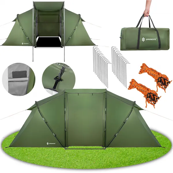 Camping tent Springos PT031 455x230x180cm