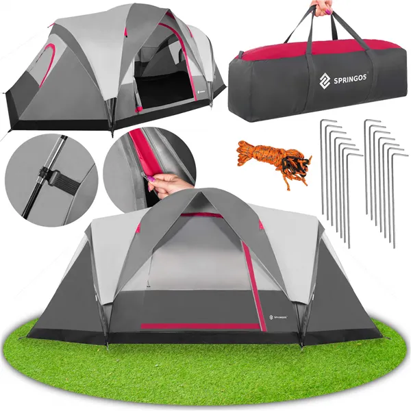 Camping tent Springos PT030 450x215x180cm