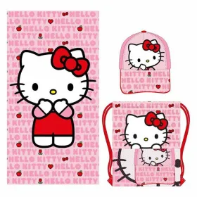 Пляжное полотенце Hello Kitty Розовый