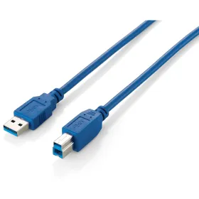 USB 3.0 A - USB B kaapeli Equip 128291 Zils