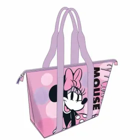 Paplūdimio krepšys Minnie Mouse Rožinė 47 x 33 x 15 cm