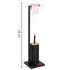 Toilet paper and brush stand Springos TB0013